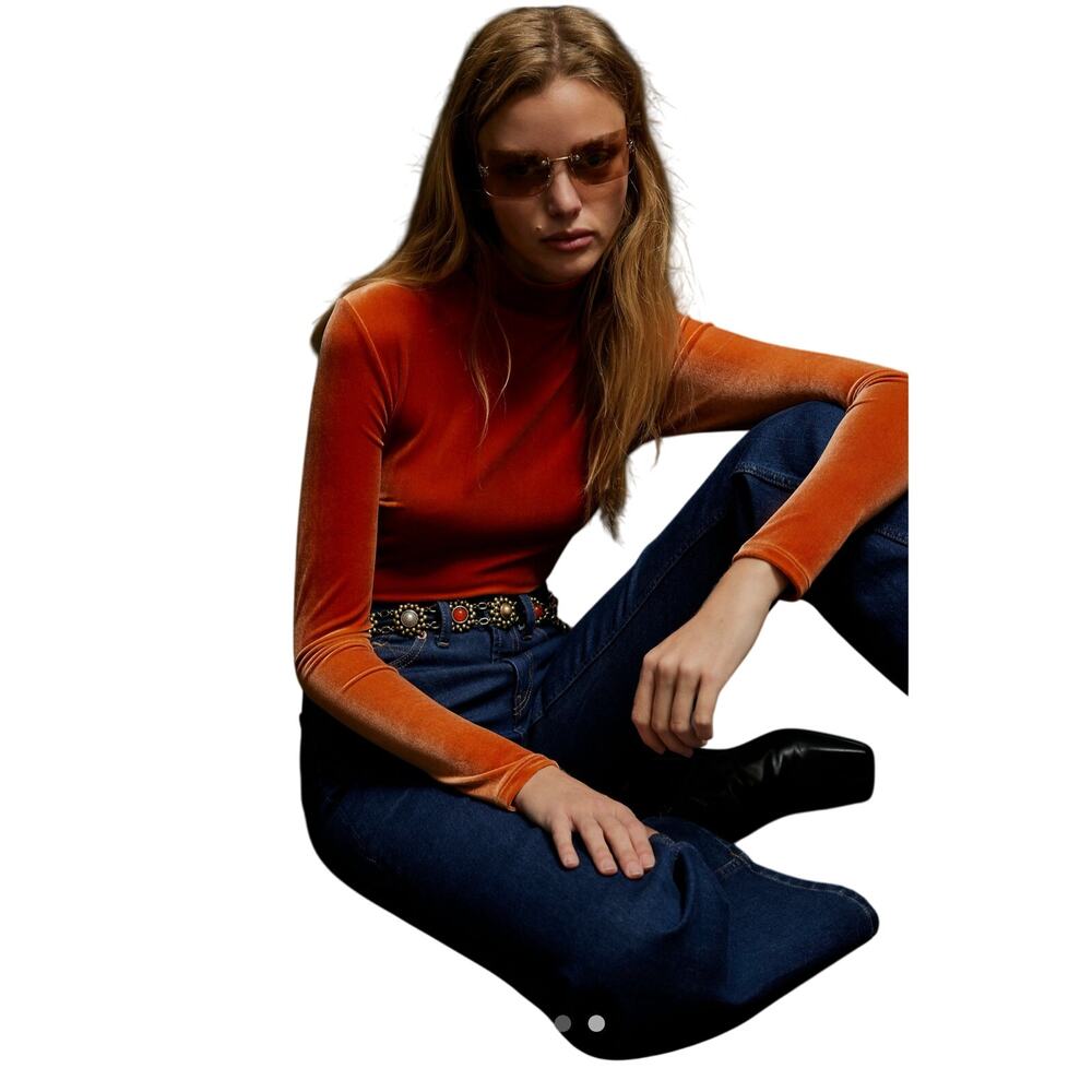 Free People - Velvet Underground Vivi Bodysuit - Large -NEW - Picture 3 of 6
